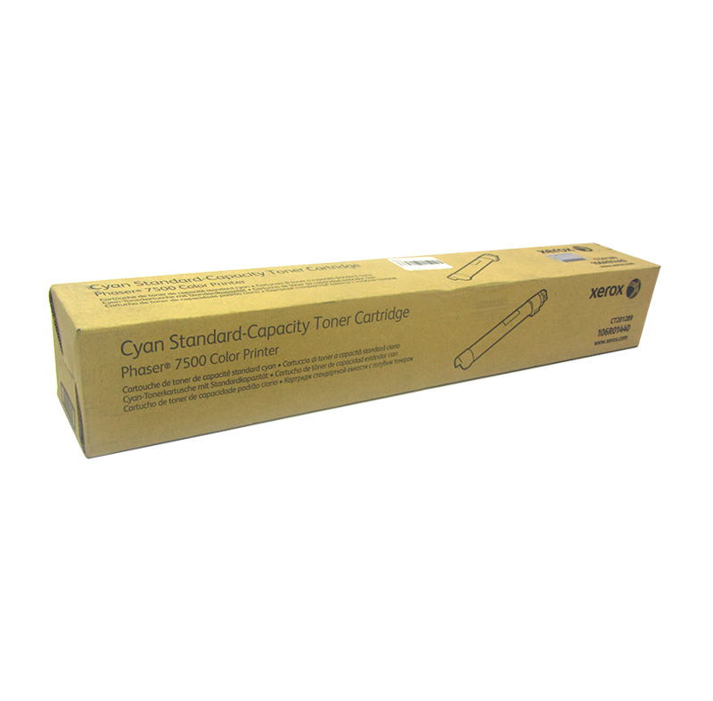 cartucho de toner xerox 106r01440, cyan, para phaser 7500.