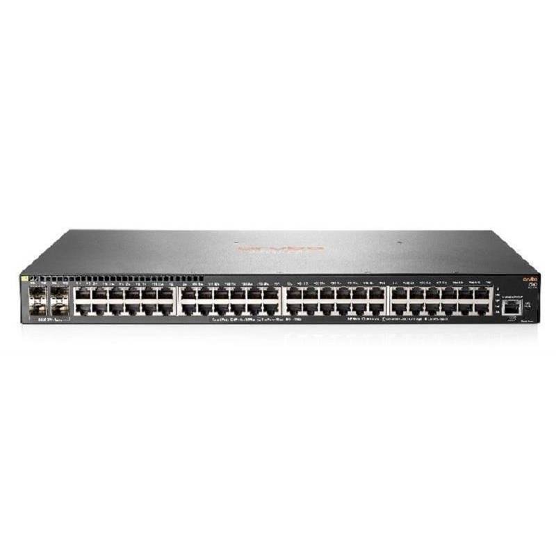 Switch gigabit ethernet hpe aruba 2540, 48 rj-45 gbe, 4 sfp+ 1/10 gbe, 48 puertos
